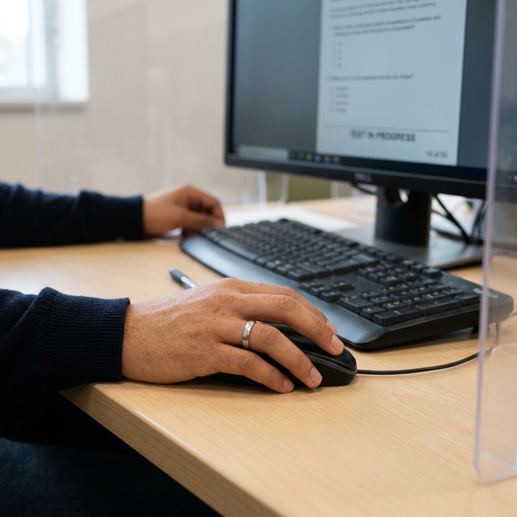 CBT Exam Close-up